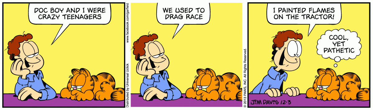 Garfield, December 3, 2013