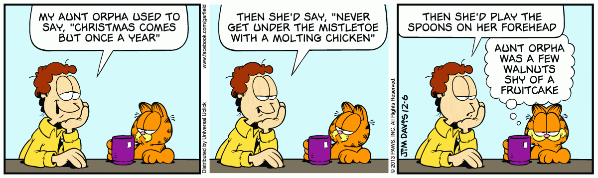 Garfield, December 6, 2013