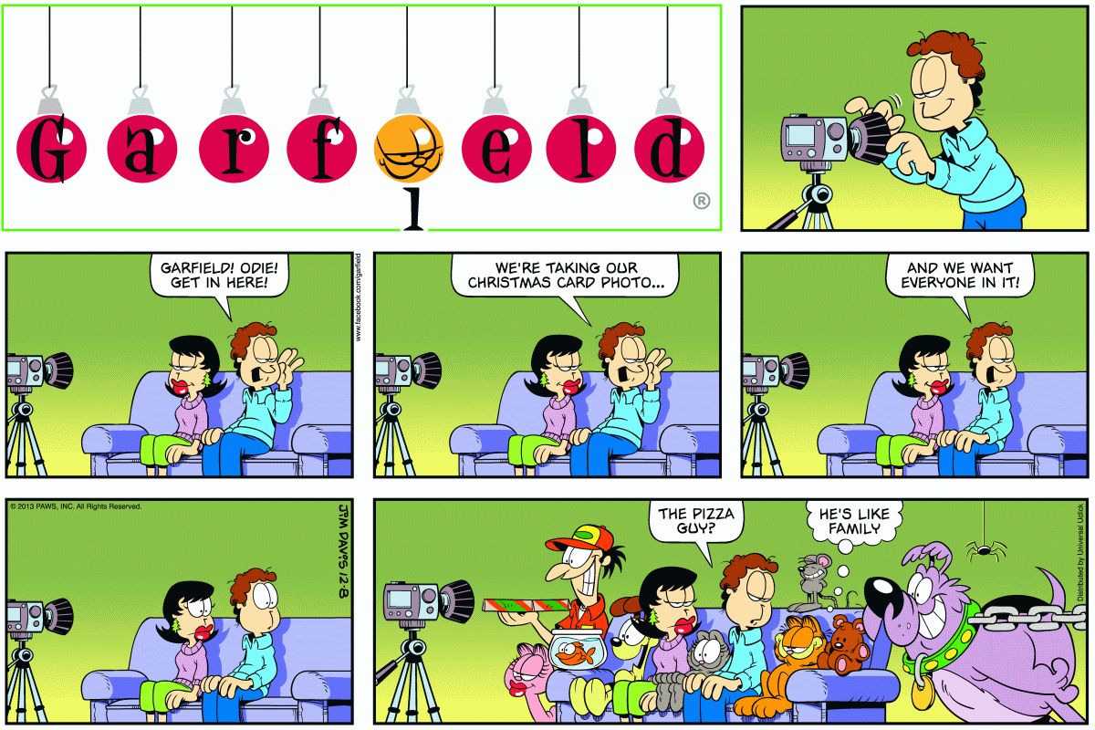 Garfield, December 8, 2013