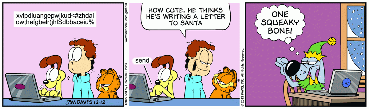 Garfield, December 12, 2013