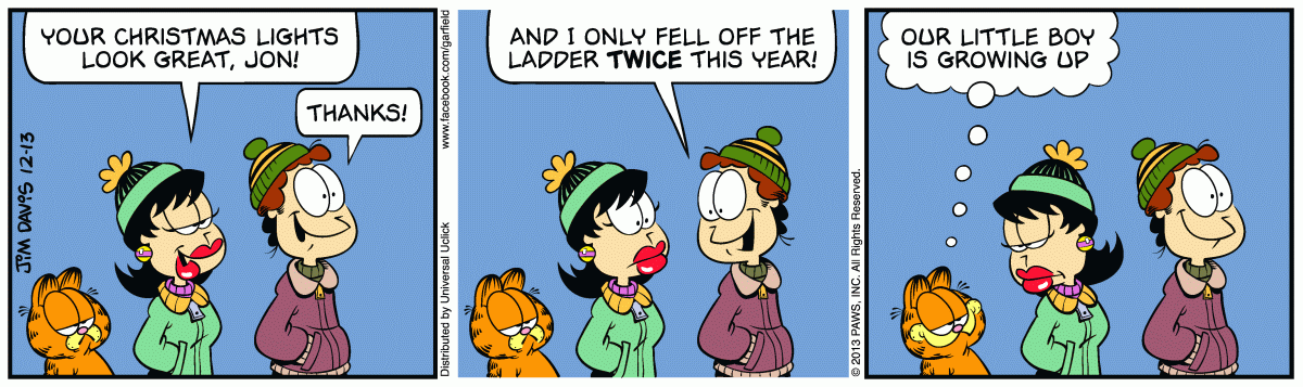Garfield, December 13, 2013