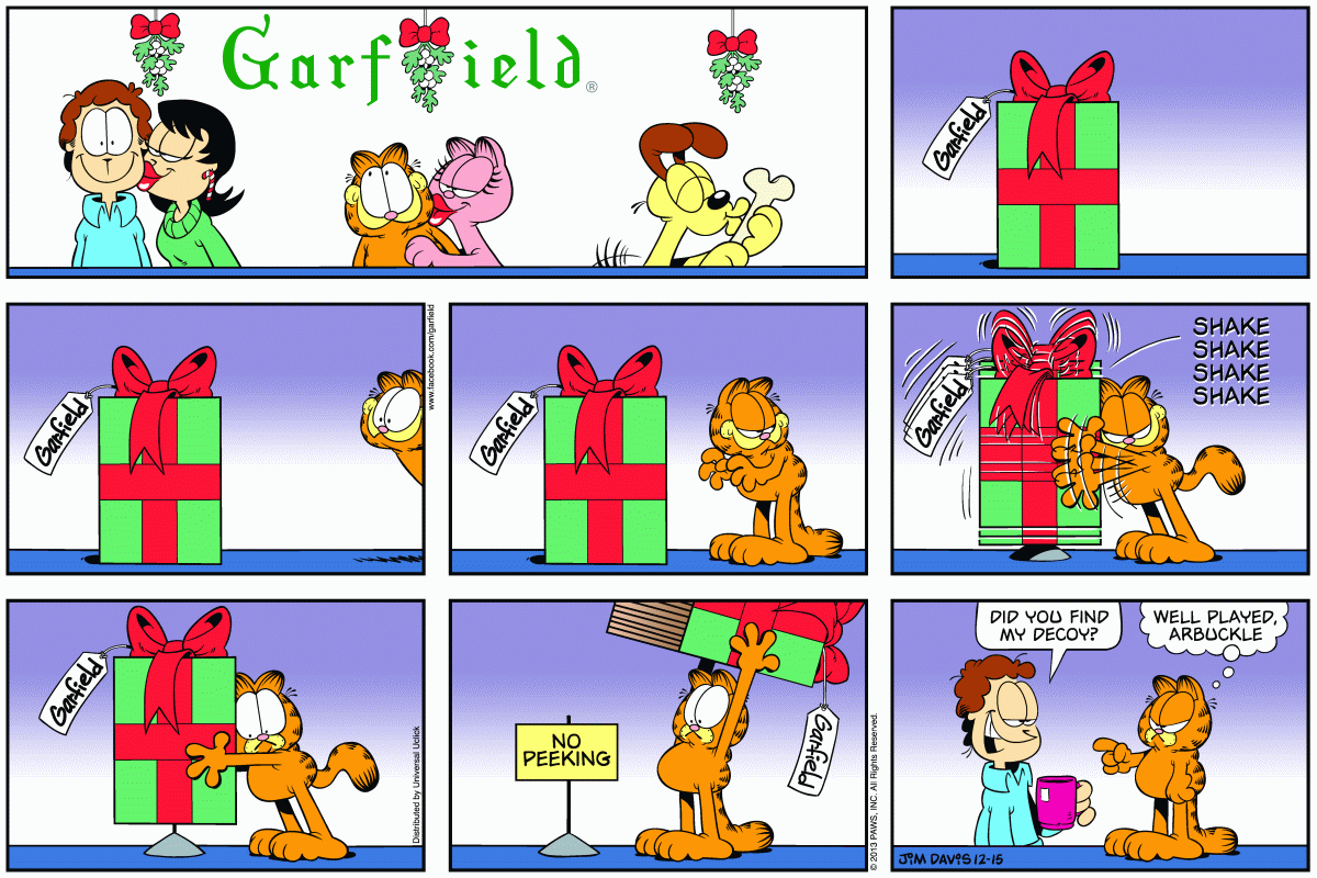 Garfield, December 15, 2013