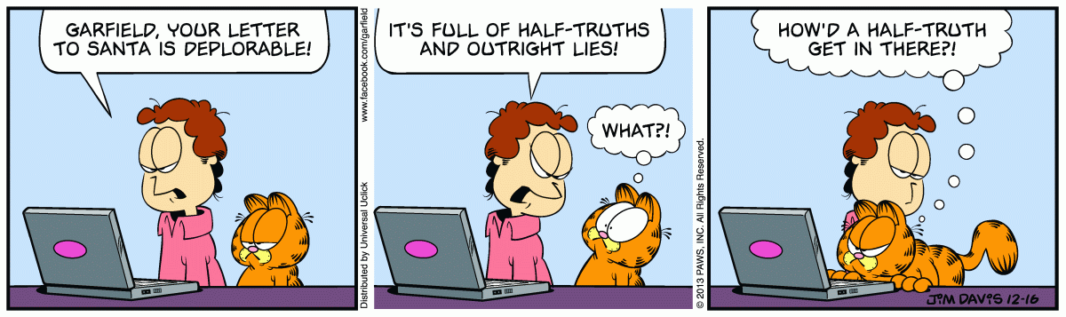 Garfield, December 16, 2013