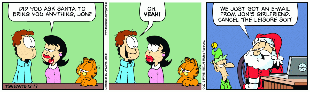 Garfield, December 17, 2013