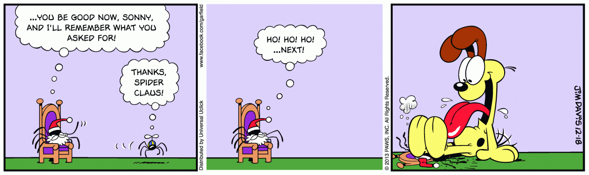 Garfield, December 18, 2013