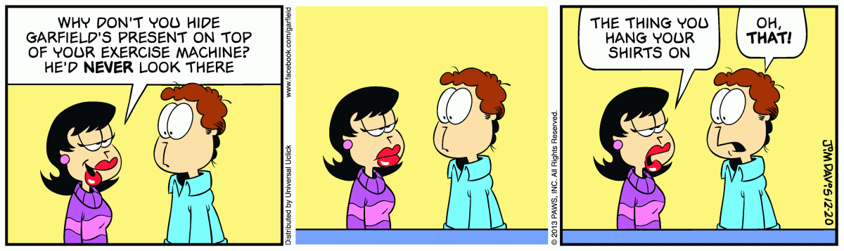 Garfield, December 20, 2013