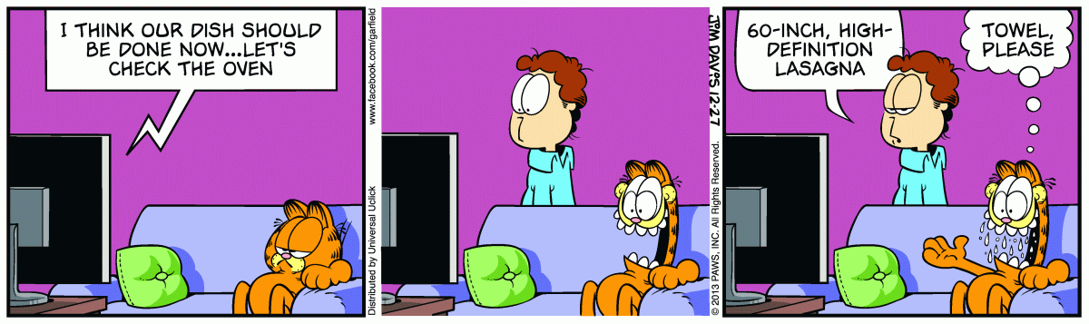 Garfield, December 27, 2013