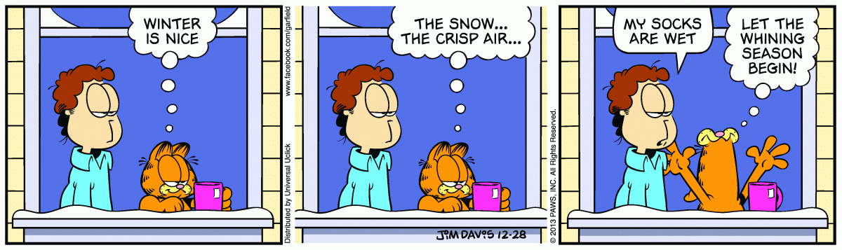 Garfield, December 28, 2013
