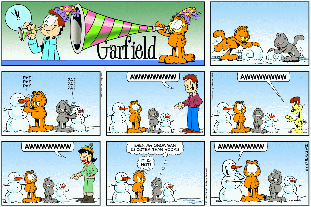 Garfield, December 29, 2013