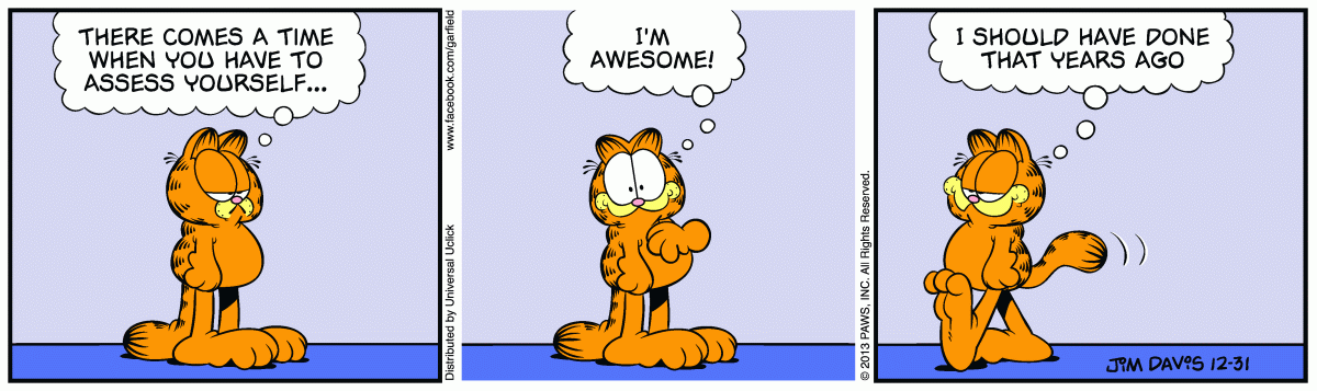 Garfield, December 31, 2013
