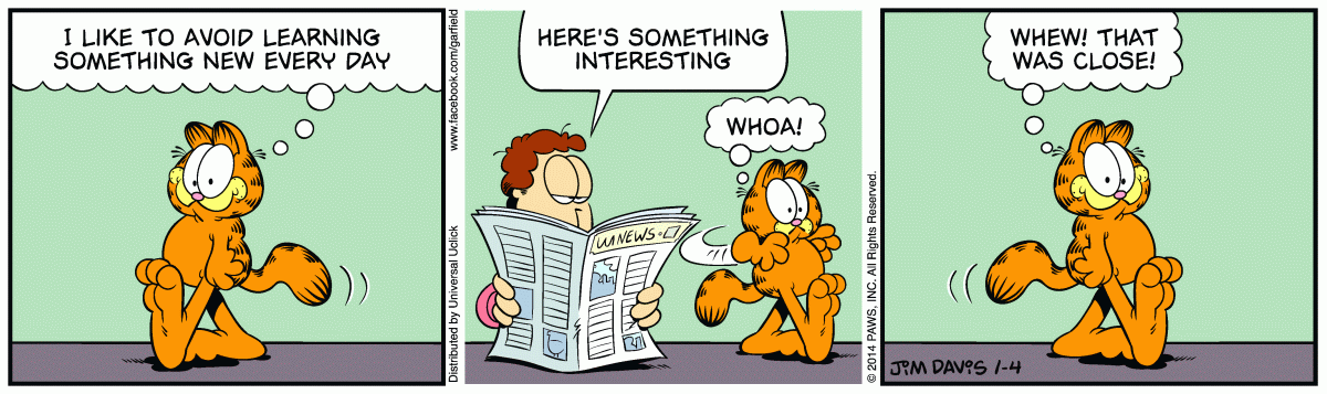 Garfield, January 4, 2014