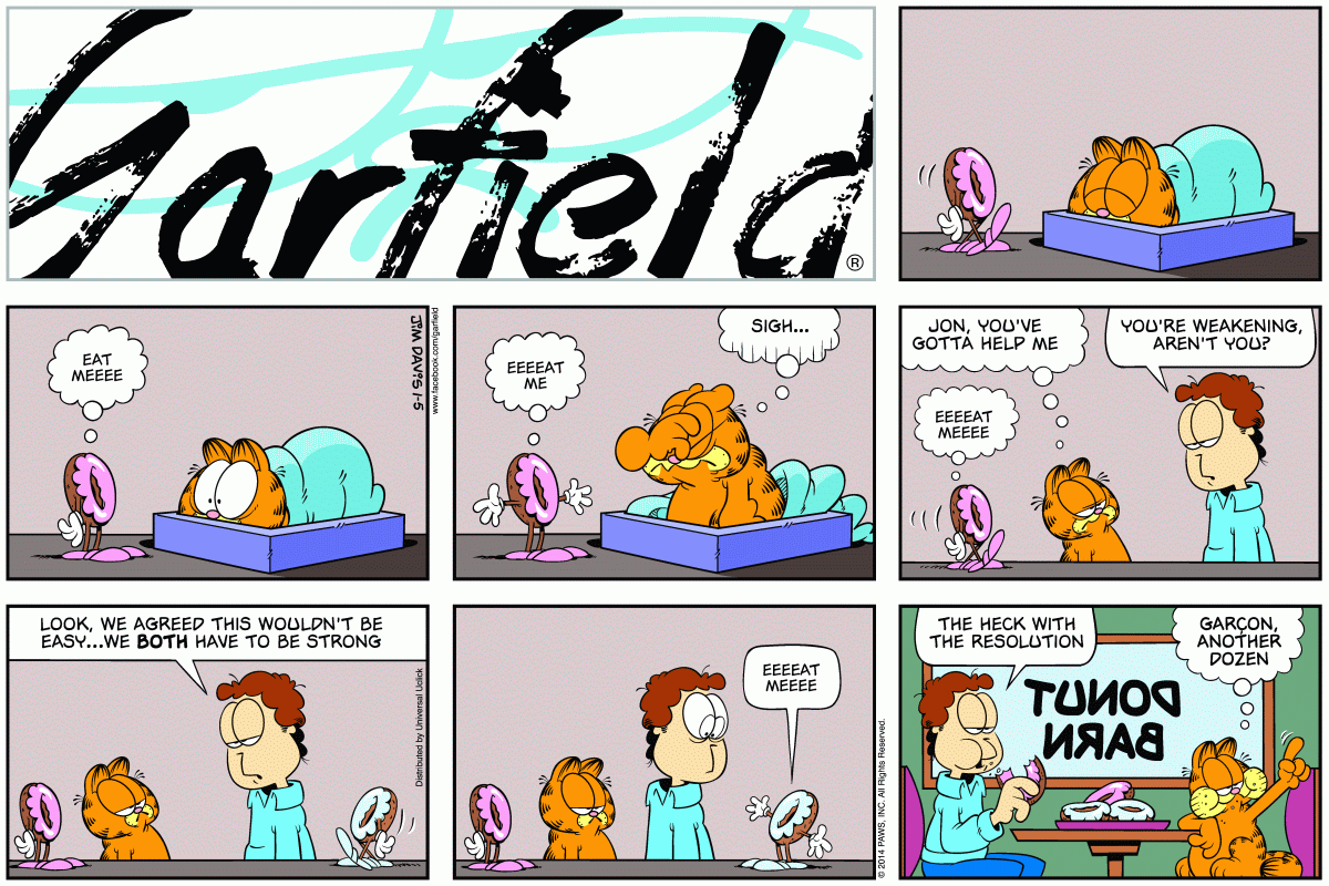Garfield, January 5, 2014