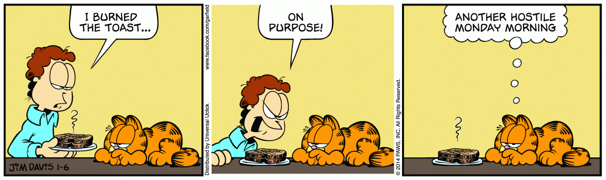 Garfield, January 6, 2014