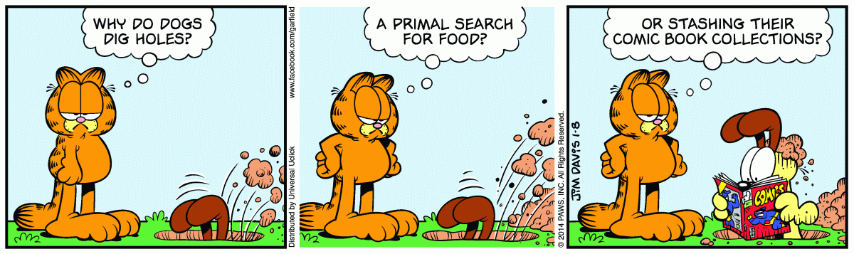 Garfield, January 8, 2014