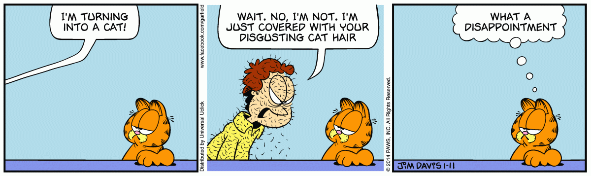 Garfield, January 11, 2014