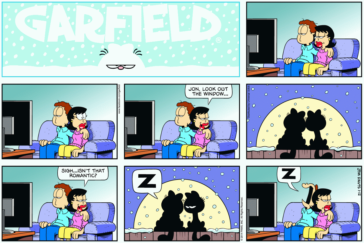 Garfield, January 12, 2014