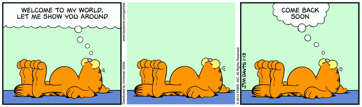 Garfield, January 13, 2014