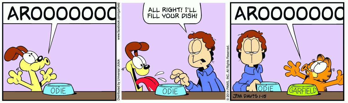 Garfield, January 15, 2014