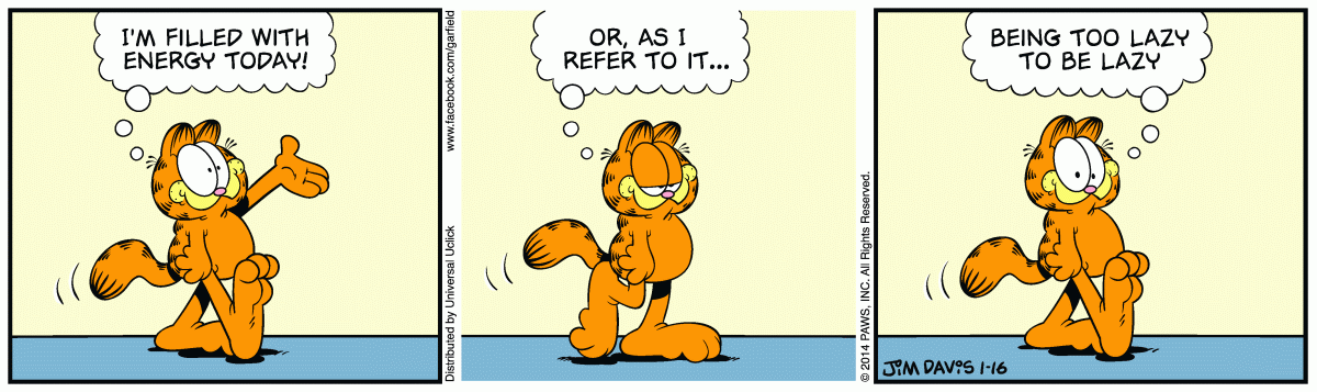 Garfield, January 16, 2014