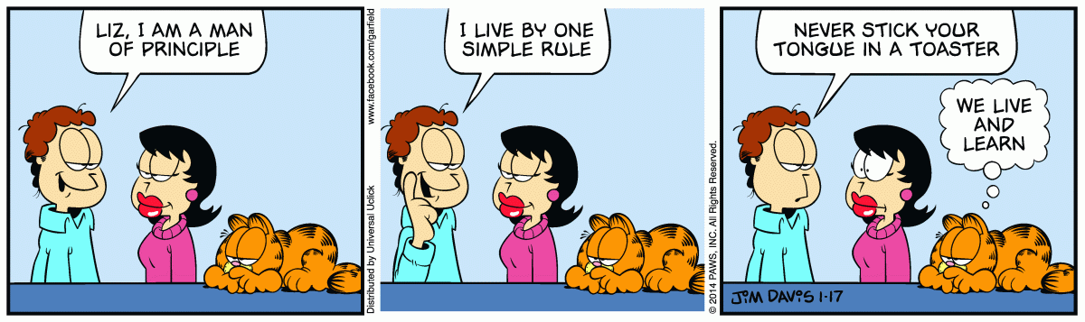Garfield, January 17, 2014