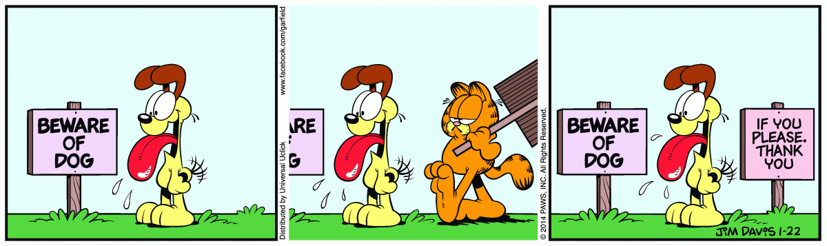 Garfield, January 22, 2014