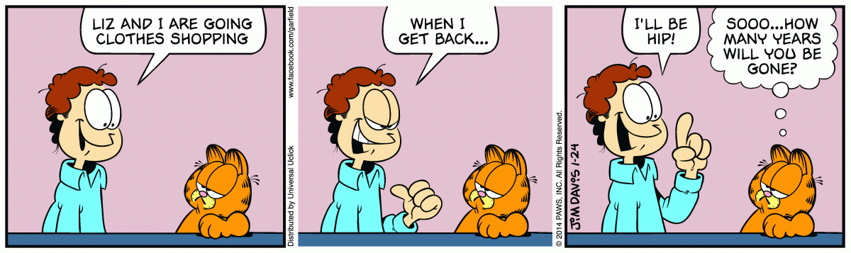 Garfield, January 24, 2014