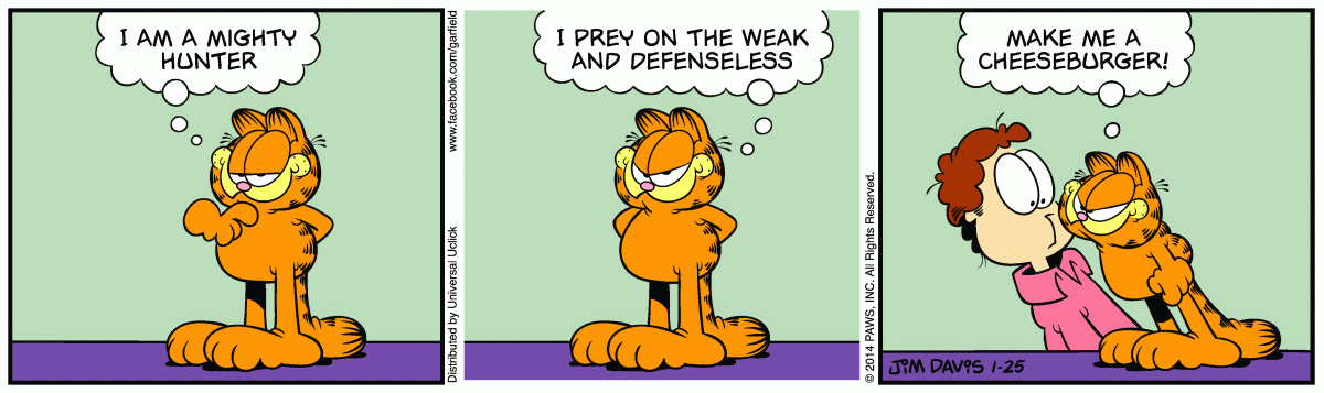 Garfield, January 25, 2014