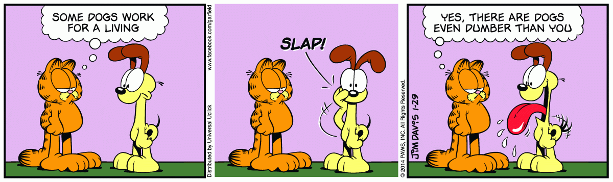 Garfield, January 29, 2014