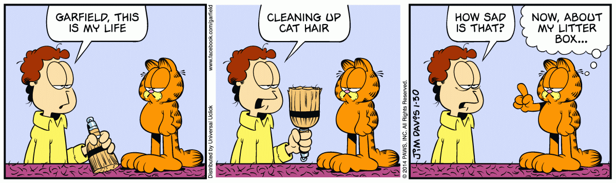Garfield, January 30, 2014