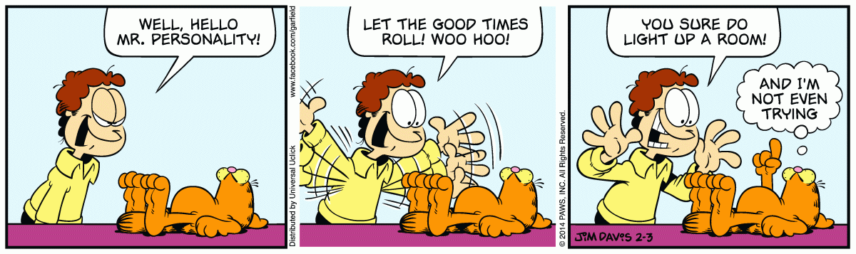 Garfield, February 3, 2014