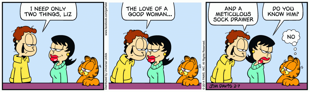 Garfield, February 7, 2014