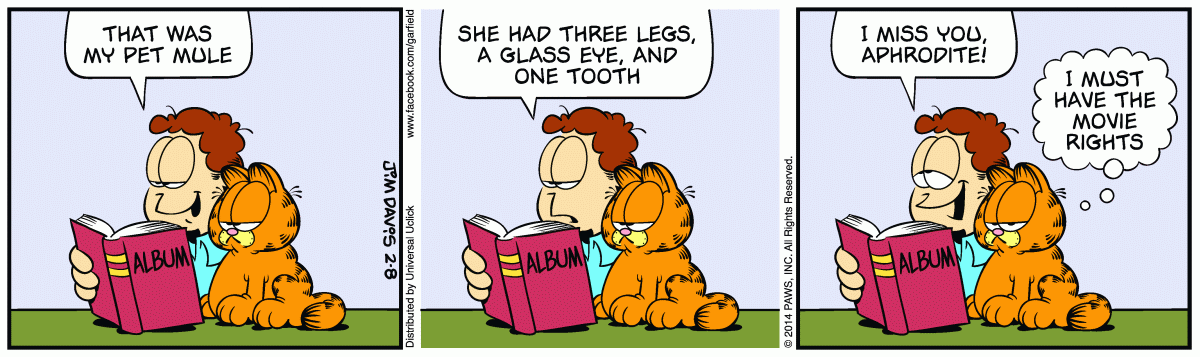 Garfield, February 8, 2014