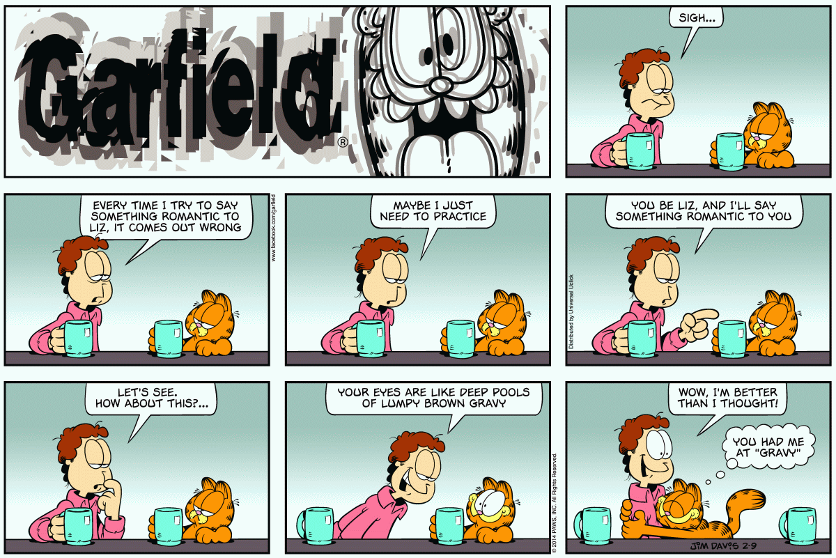 Garfield, February 9, 2014