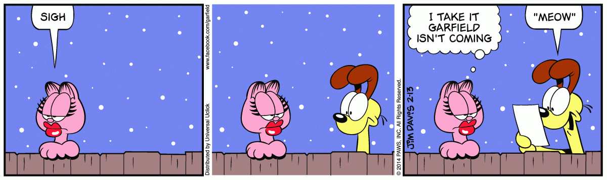 Garfield, February 13, 2014