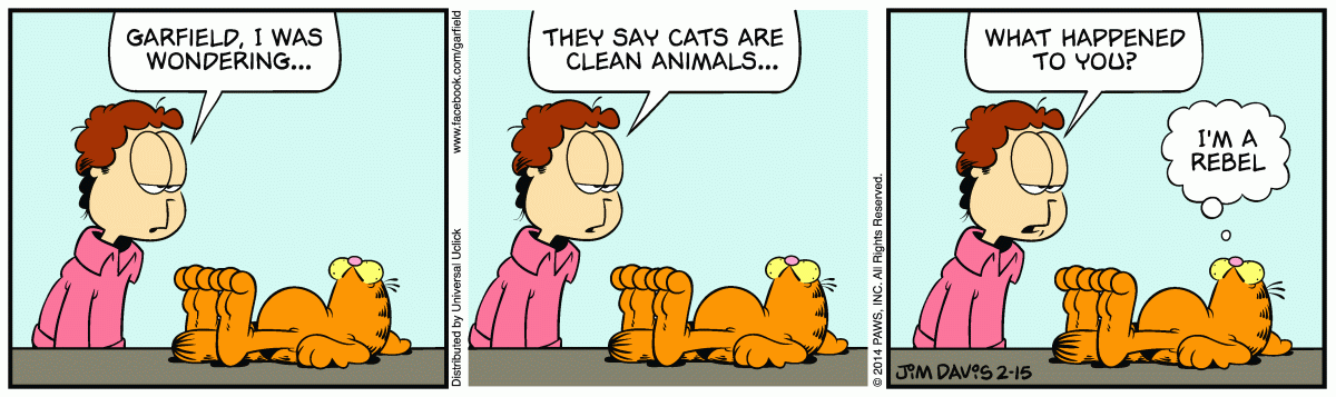 Garfield, February 15, 2014