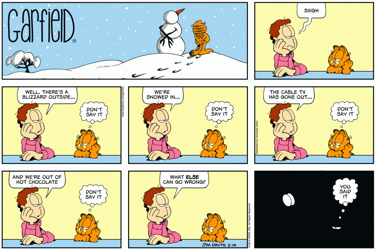 Garfield, February 16, 2014