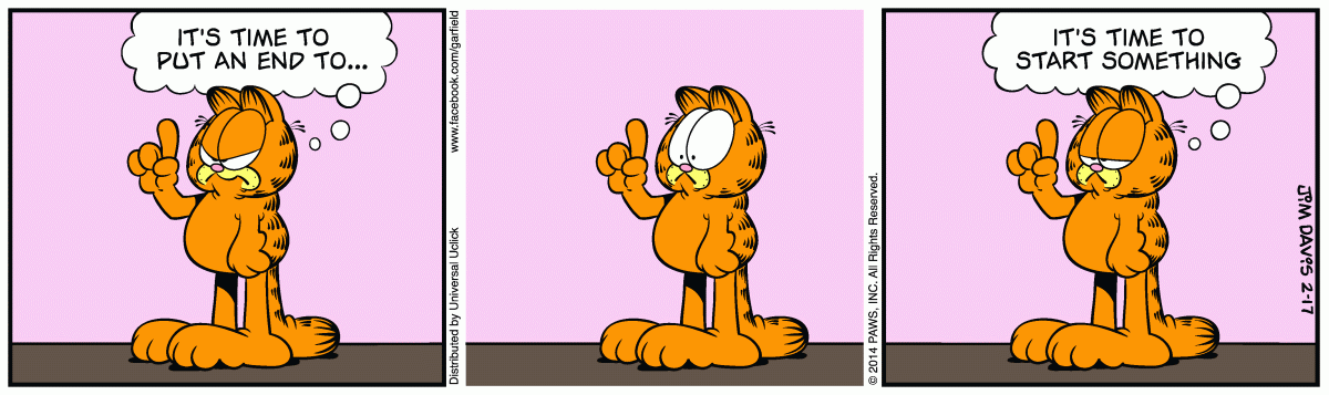 Garfield, February 17, 2014
