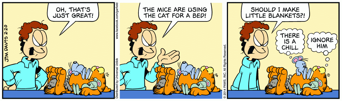 Garfield, February 20, 2014