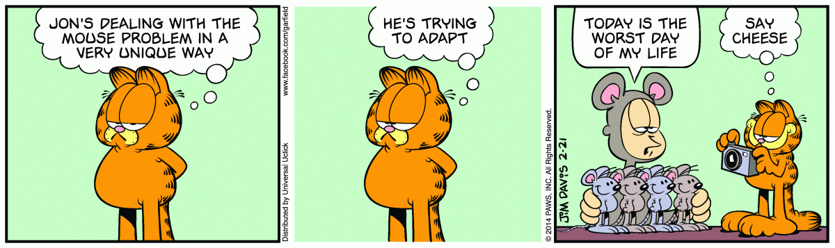 Garfield, February 21, 2014