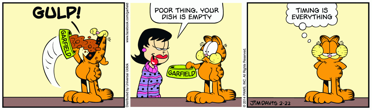 Garfield, February 22, 2014