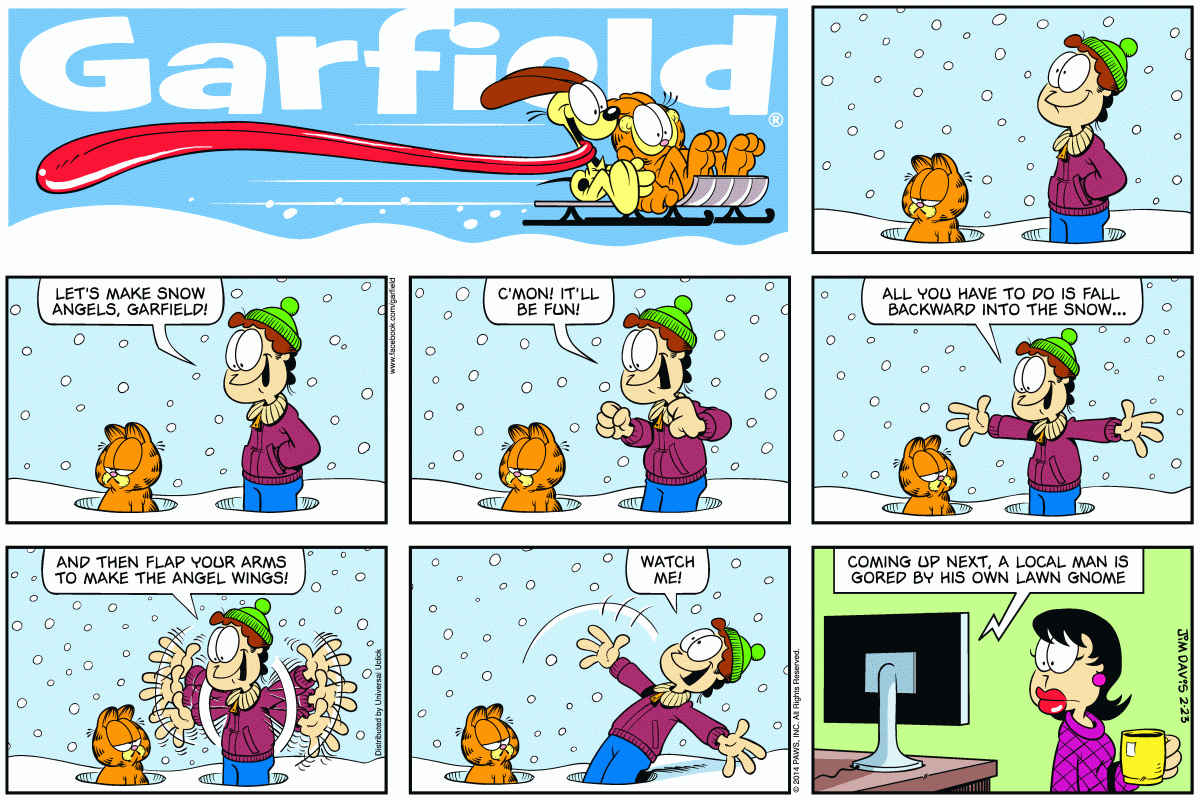 Garfield, February 23, 2014