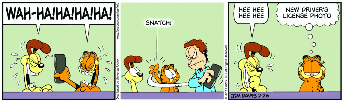 Garfield, February 26, 2014