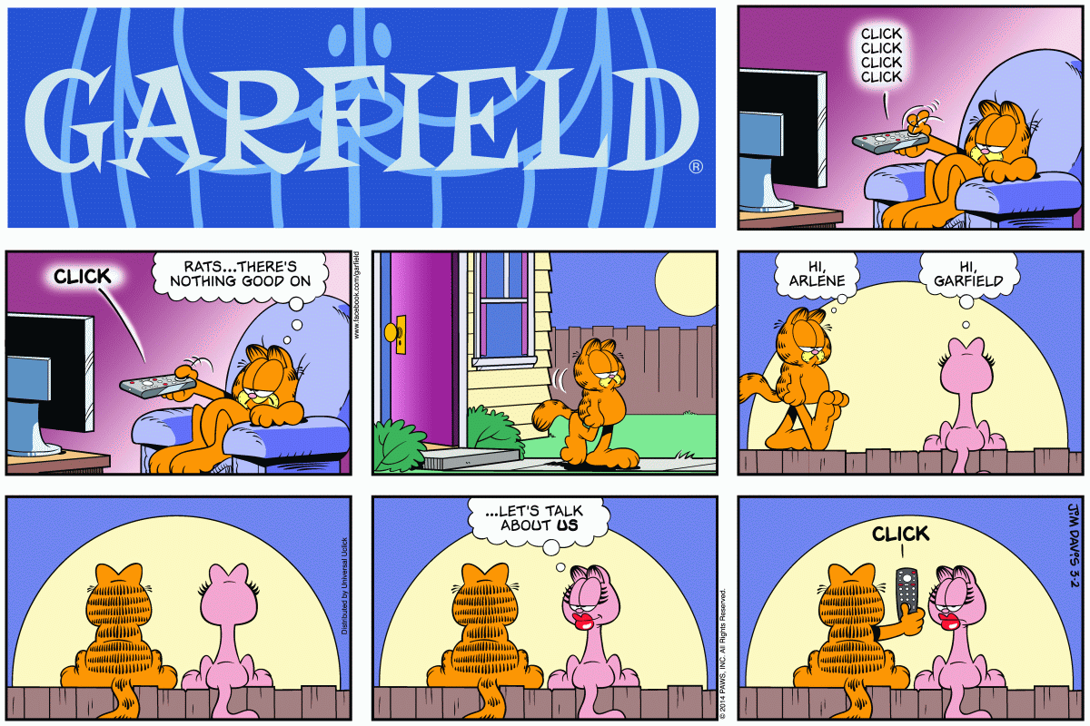 Garfield, March 2, 2014