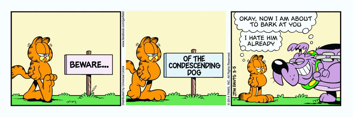 Garfield, March 5, 2014