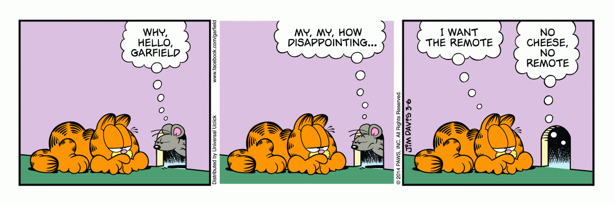 Garfield, March 6, 2014