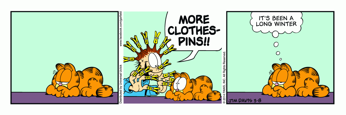 Garfield, March 8, 2014