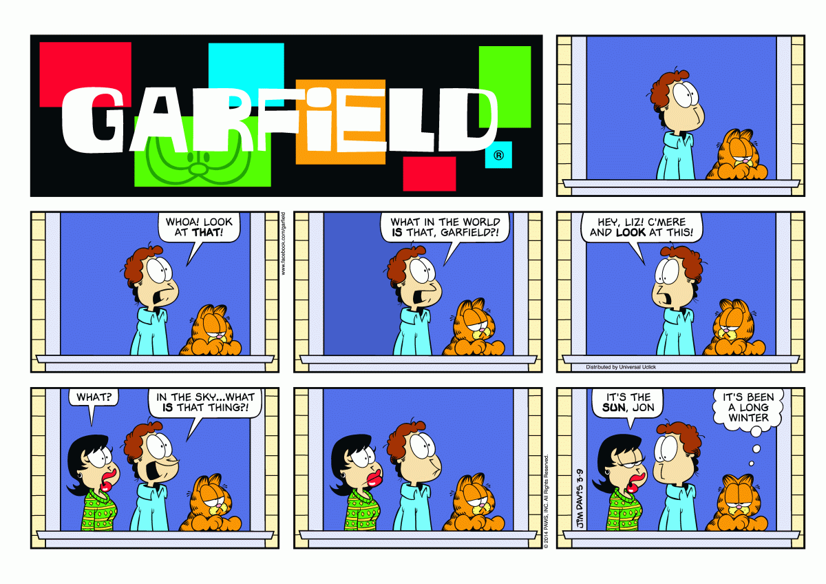 Garfield, March 9, 2014