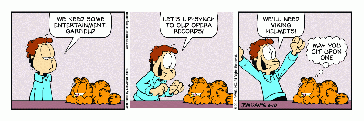 Garfield, March 10, 2014