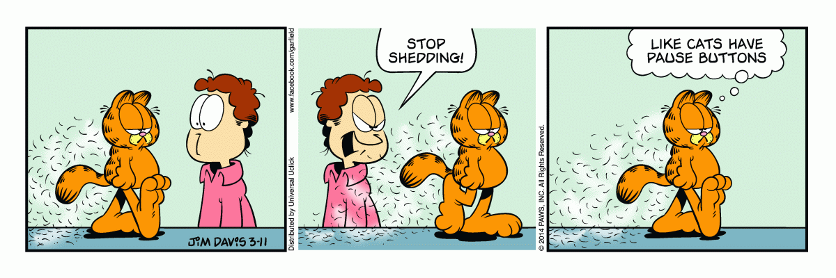 Garfield comic strip for Tuesday, March 11, 2014