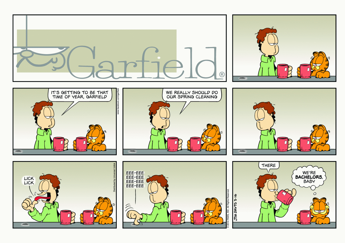 Garfield, March 16, 2014